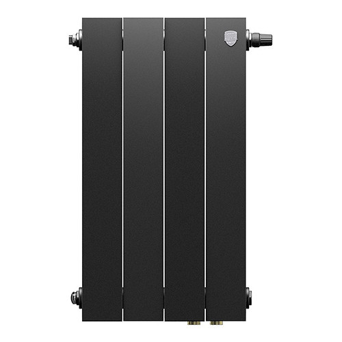 Радиатор биметаллический Royal Thermo PianoForte 500 VD (4 секции) Noir Sable 2