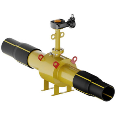 Кран шаровой подземный Маршал 11с67п GAS PRO 3ЦПП.00.3 DN 400 PN 16 полнопроходной под приварку