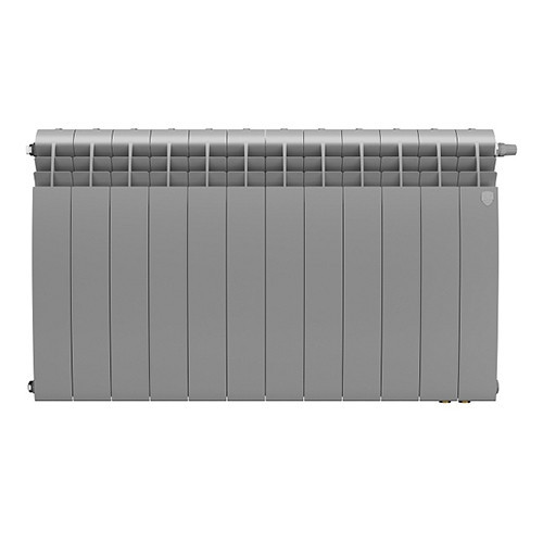 Радиатор биметаллический Royal Thermo BiLiner 500 VR (12 секций) Satin Silver 2