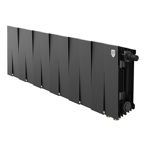 Радиатор биметаллический Royal Thermo PianoForte 200 VD (12 секций) Noir Sable
