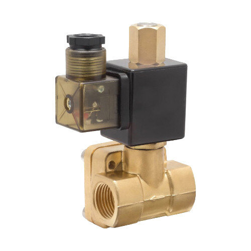 Клапан электромагнитный (соленоидный) двухходовой Росма СК-21-50-ВД Ду 50, G2", непрямого действия, нормально открытый, 220В, медный сплав, мембрана NBR, 00000032227