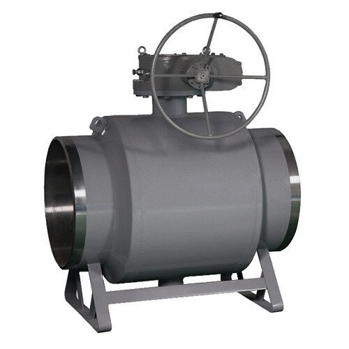 Кран шаровой Ридан RJiP Premium FB/WW/WG DN 125 PN 25 стальной полнопроходный под приварку с ручным редуктором