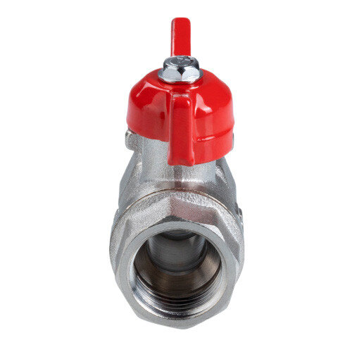 Шаровой кран VALTEC СТАНДАРТ 1/2" Ду15 Ру40 никелированный c внутренней резьбой VT.122.N.04