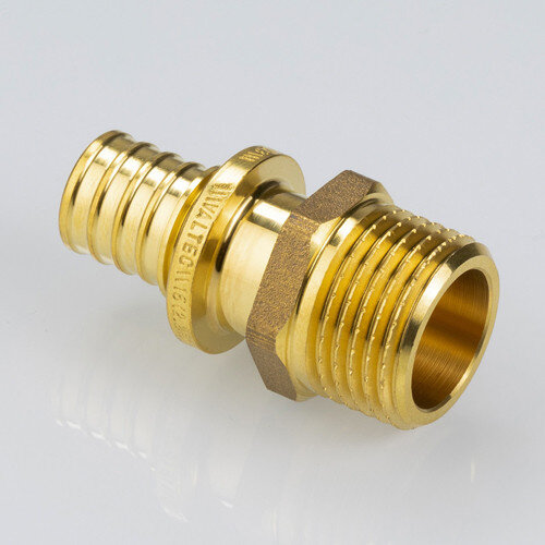 Переходник VALTEC VTm.401.G НР 3/4" DN 32x20 PN 16 латунный