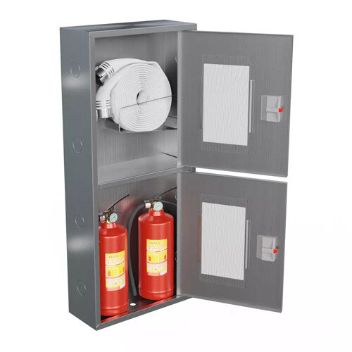 Шкаф пожарный Балтика-01 ШПК-320 НО нержавеющая сталь