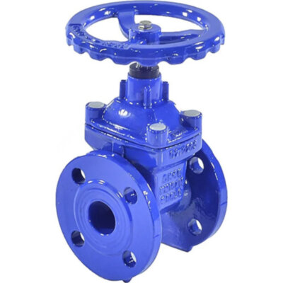 Задвижка Benarmo 30ч39р DN 200 PN 10/16 обрезиненный клин EPDM с гайкой и направляющими клина с невыдвижным шпинделем, уплотнение - EPDM