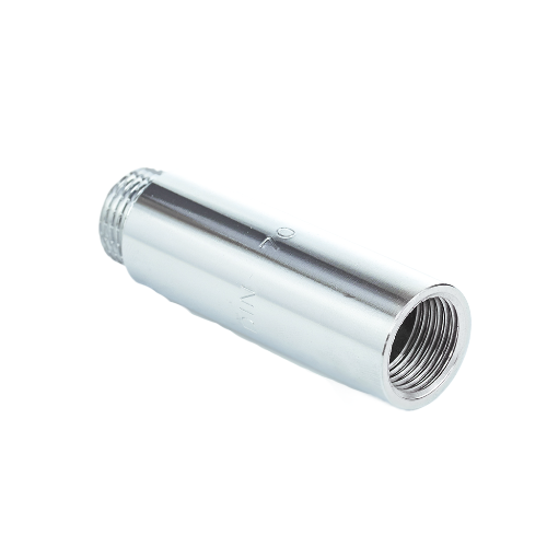 Удлинитель латунный Aquasfera 9031 DN 15 PN 40 резьба - 1/2'', покрытие - хром, L=101 мм, резьбовой ВР-НР, 9031-09