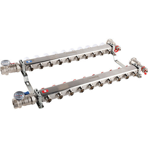 Коллектор ROMMER в сборе без расходомеров 10 выходов