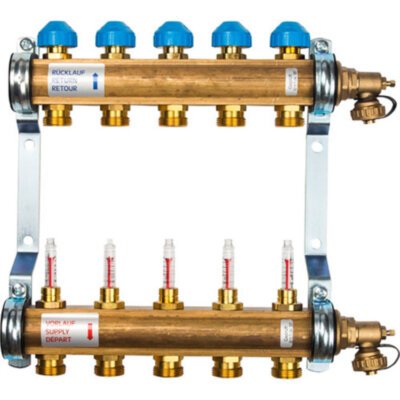 Коллекторная группа Watts HKV/T-5 с расходомерами