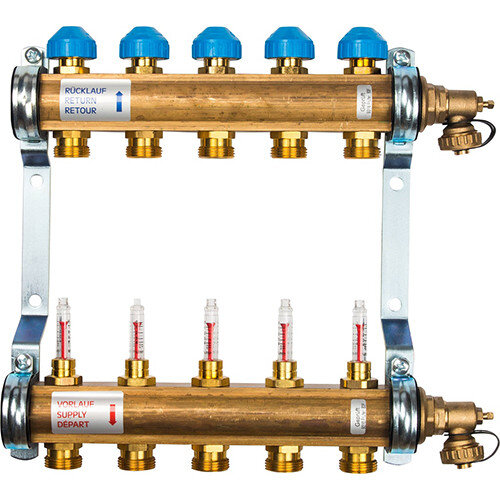 Коллекторная группа Watts HKV/T-5 с расходомерами