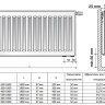 Радиатор панельный Royal Thermo VENTIL COMPACT VC22-600-1800 RAL9016 2