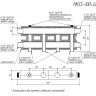 Коллектор распределительный GIDRUSS MKSS-100-2.EPP 2-х контурный НР 1 1/4"x1" Ду 32 Ру 6 модульный в термоизоляции 3