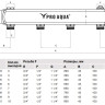 Коллекторная группа Pro Aqua 1 1/4х3/4" 3 выхода с межосевым расстоянием 100 мм 2