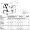 Клапан обратный ABRA D-023 DN 500 PN 10 канализационный поворотный фланцевый 2