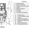 Термоголовка VALFEX VF.3010 ВР М30х1,5 DN 15 PN 10 жидкостная с погружным датчиком 2