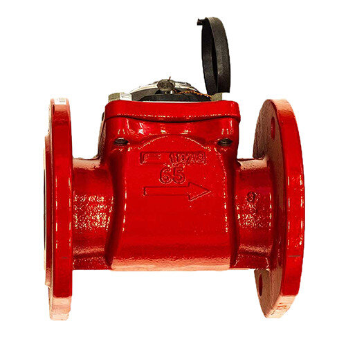 Счетчик для горячей воды Тепловодомер ВСГН-65 турбинный фланцевый