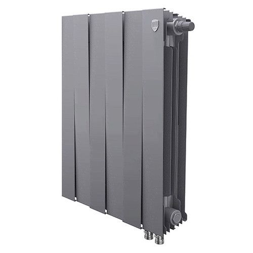 Радиатор биметаллический Royal Thermo PianoForte 500 VDR (6 секций) Silver Satin 1
