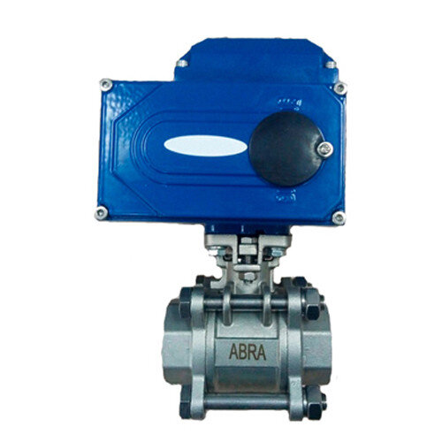 Кран шаровой ABRA BV11 EASTRN ВР 1 1/2" DN 40 PN 40 с электроприводом нержавеющая сталь