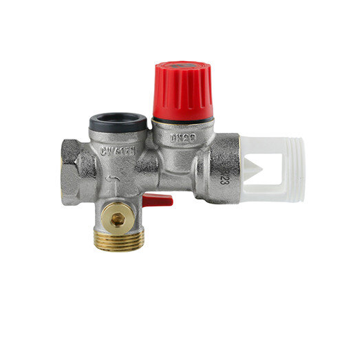 Группа безопасности VALTEC VT.461.NC.05 3/4'' DN 20 PN 10 для бойлера, латунная с никелевым покрытием