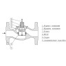 Клапан регулирующий VF 2 Ду 32 Ру 16 Danfoss двухходовой 2