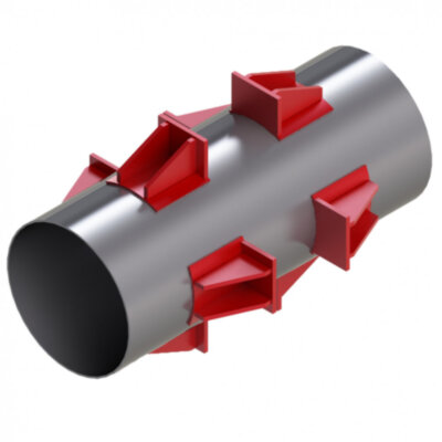 Опора Дн 1420 ТС-664.00.00-08 серии 5.903-13 выпуск 7-95 неподвижная четырехупорная