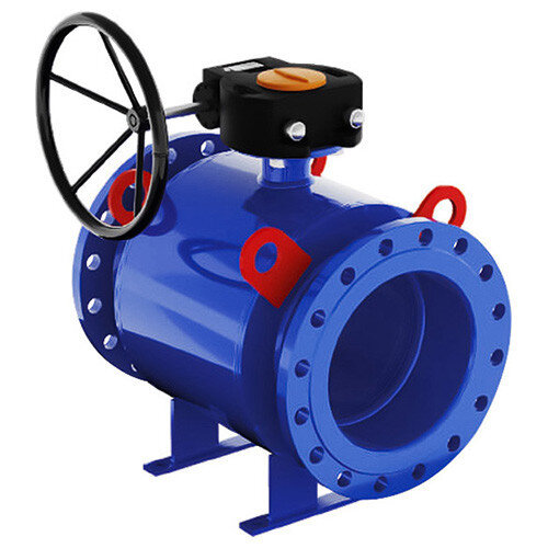 Кран шаровой Маршал 11с67п 2ЦФ.00.3 DN 400/300 PN 16 стандартнопроходной фланцевый