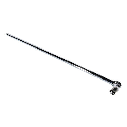 Угольник 90 градусов VALTEC VTm.281.PH DN 20x15 PN 10 L=700 прямой с хромированной трубкой латунный никелированный