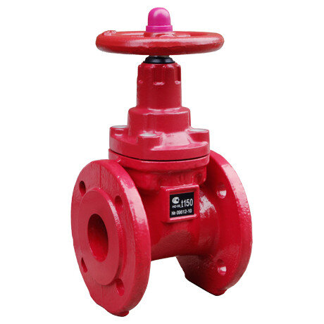 Задвижка Завод Водоприбор МЗВГ Ду 80 Ру 16 30ч39р фланцевая клиновая чугунная под штурвал с обрезиненным клином