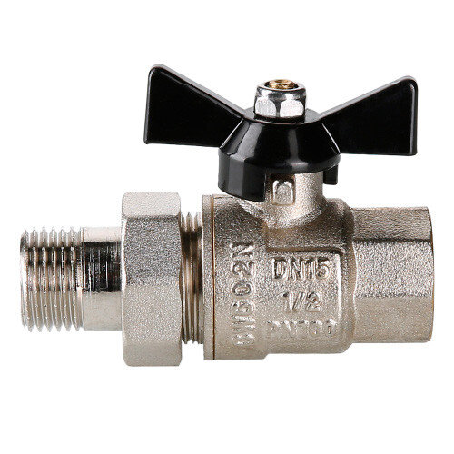 Кран шаровой VALTEC PERFECT 1/2" Ду15 Ру80 с полусгоном VT.327.N.04