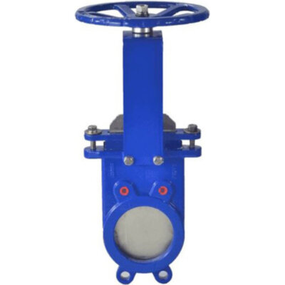 Задвижка шиберная Benarmo 1111W DN 250 PN 10 межфланцевая двусторонняя со штурвалом с невыдвижным шпинделем, уплотнение - EPDM