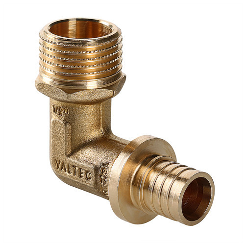Угольник 90 градусов VALTEC VTm.453.BG НР 1/2" DN 20x15 PN 16 латунный универсальный