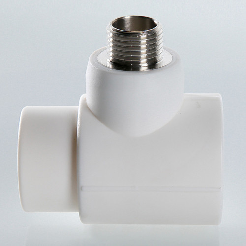 Тройник переходной VALTEC VTp.734 НР 1/2" DN 40x15x40 PN 25 коллекторный полипропиленовый комбинированный 3
