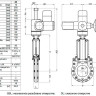 Задвижка шиберная ножевая VAG ZETA DN 65 PN 10 с электроприводом AUMA SA07.6 2
