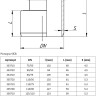 Переход эксцентрический бесшумный PP-MD Ostendorf Skolan Safe SKR DN 110/75 (редукция) 2