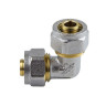 Угольник латунный Aquasfera 7005 DN 16 PN 16 покрытие - никель, компрессионный, 7005-01 1
