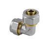 Угольник латунный Aquasfera 7005 DN 16 PN 16 покрытие - никель, компрессионный, 7005-01 2