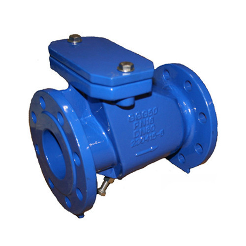 Клапан обратный ABRA D-023 DN 65 PN 16/10 канализационный поворотный фланцевый 1