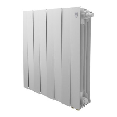 Радиатор биметаллический Royal Thermo PianoForte 500 VD (8 секций) Bianco Traffico