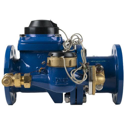 Счетчик комбинированный Декаст СТВК 2 80/20 ДГ (100/100 л на имп.) двухкорпусный