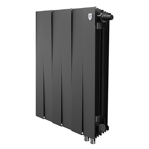 Радиатор биметаллический Royal Thermo PianoForte 500 VD (6 секций) Noir Sable 1