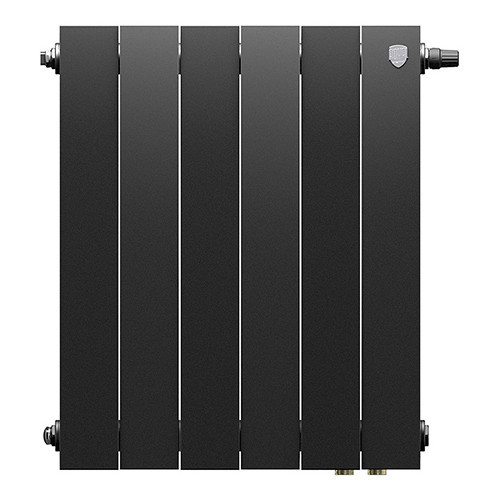 Радиатор биметаллический Royal Thermo PianoForte 500 VD (6 секций) Noir Sable 2