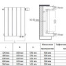 Радиатор биметаллический Royal Thermo PianoForte 500 VD (6 секций) Noir Sable 5