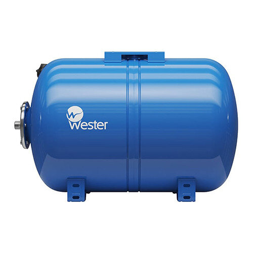 Гидроаккумулятор Wester WAO 50 НР 1" DN 380 PN 25 мембранный горизонтальный для систем водоснабжения