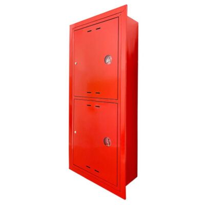 Шкаф пожарный ФАЭКС ШПК 320-21 ВЗК универсальный "У" встроенный закрытый красный с замком