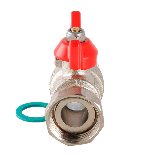 Кран шаровой VALTEC 1" Ду25 Ру25 с накидной гайкой и наружной резьбой VT.260.N.0606