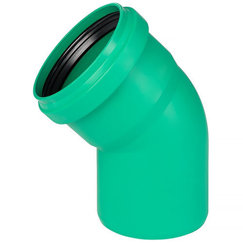 Отвод канализационный PP-MD Ostendorf KG2000B DN 315х45° усиленный