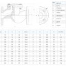 Клапан FAF 2250 DN 100 PN 8 обратный фланцевый 2