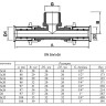 Тройник переходной VALTEC VTm.233 НР 1" DN 26x25x26 PN 10 латунный никелированный 2