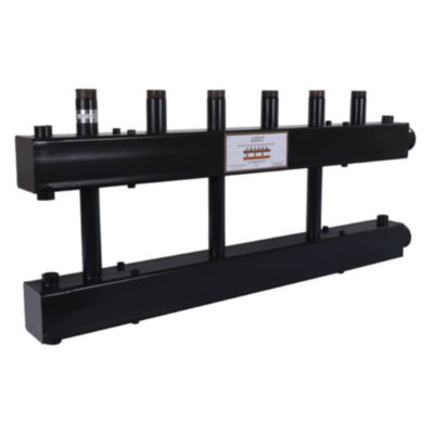 Коллектор распределительный Askon Дублер КК-25М/125/40/3D 3-х контурный ВР-НР 1"x1 1/2" Ду 25 Ру 6 без теплоизоляции