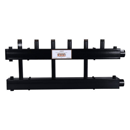 Коллектор распределительный Askon Дублер КК-25М/125/40/3D 3-х контурный ВР-НР 1"x1 1/2" Ду 25 Ру 6 без теплоизоляции